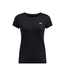 MAGLIA A MANICHE CORTE HEATGEAR ARMOUR BLACK DONNA